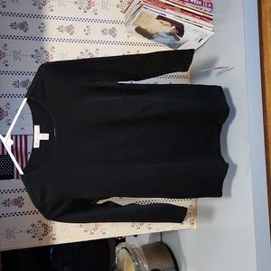 NWT JM Collection long sleeve T Size P Black